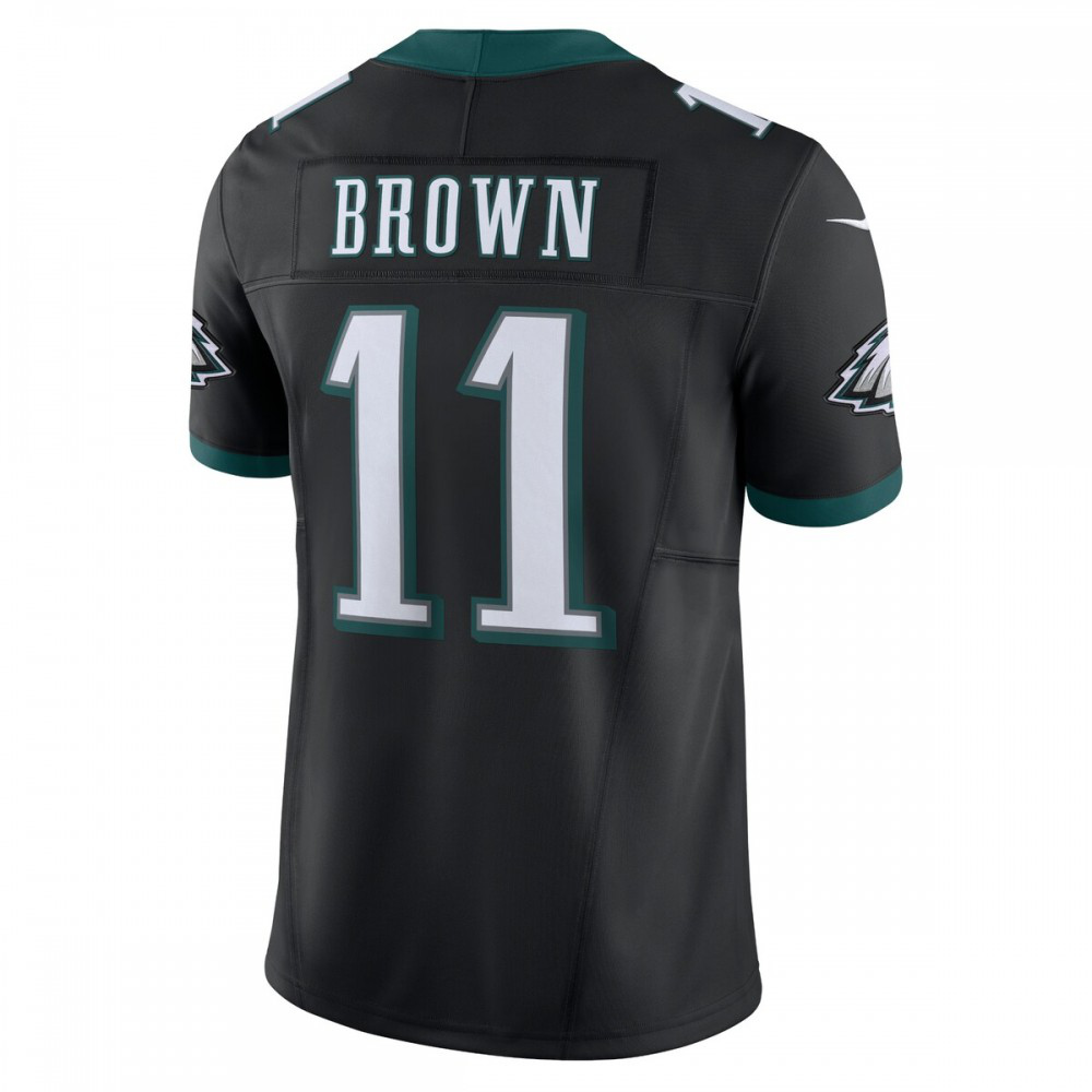 A.J. Brown Philadelphia Eagles Nike Vapor F.U.S.E. Limited Alternate Jersey - Black-GridironStore